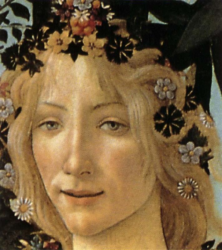 Sandro Botticelli Details of Primavera-Spring